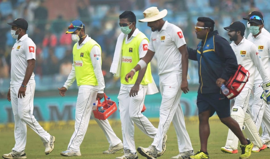 cricketer mohammed shami comments on sri lankan team wearing mask in kotla test match