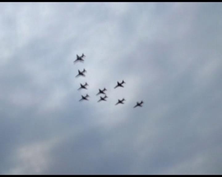 air force special team surya kiran presented the show in jodhpur