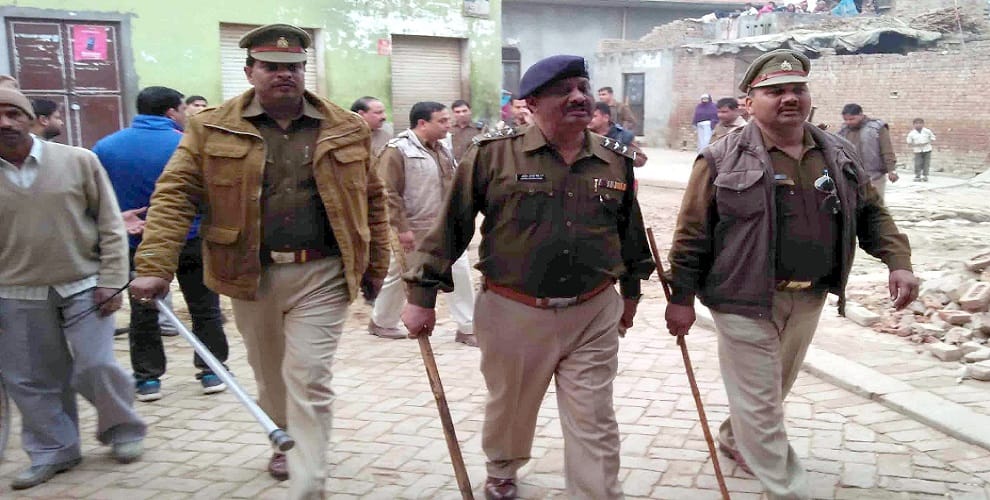 Communal conflict on breaking sugarcane, firing