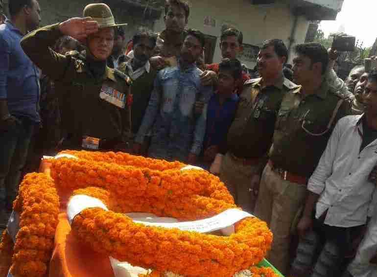 Army ,jawan death in road accident