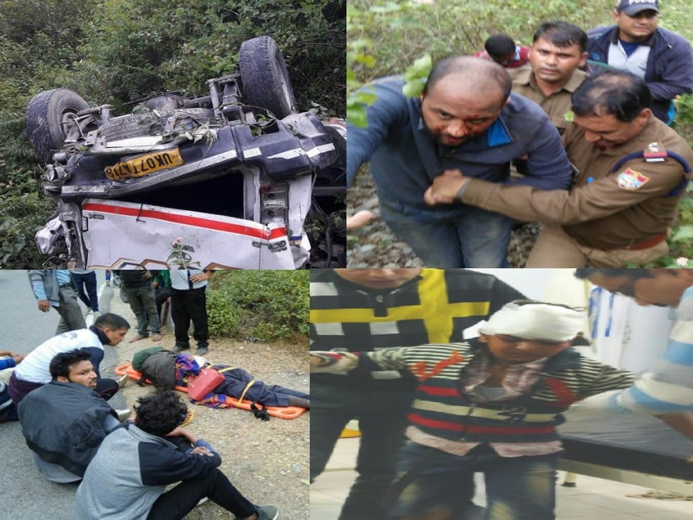 photos of badrinath highway accident four killed