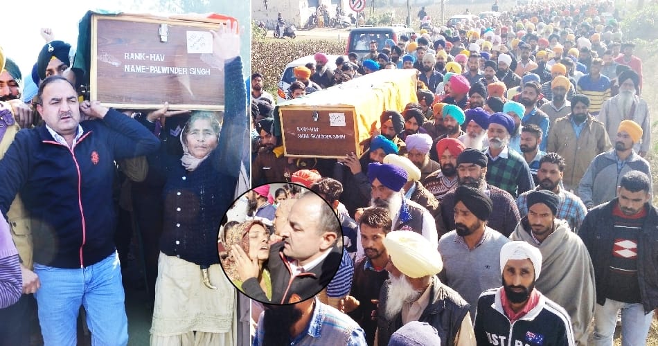 Soldier cremated in native village in Punjab