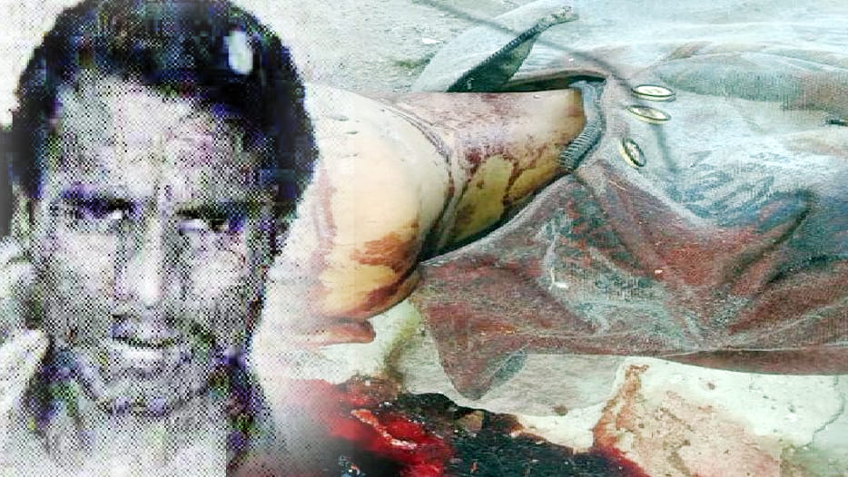 five year old Ajay sleeping with father's dead body  
