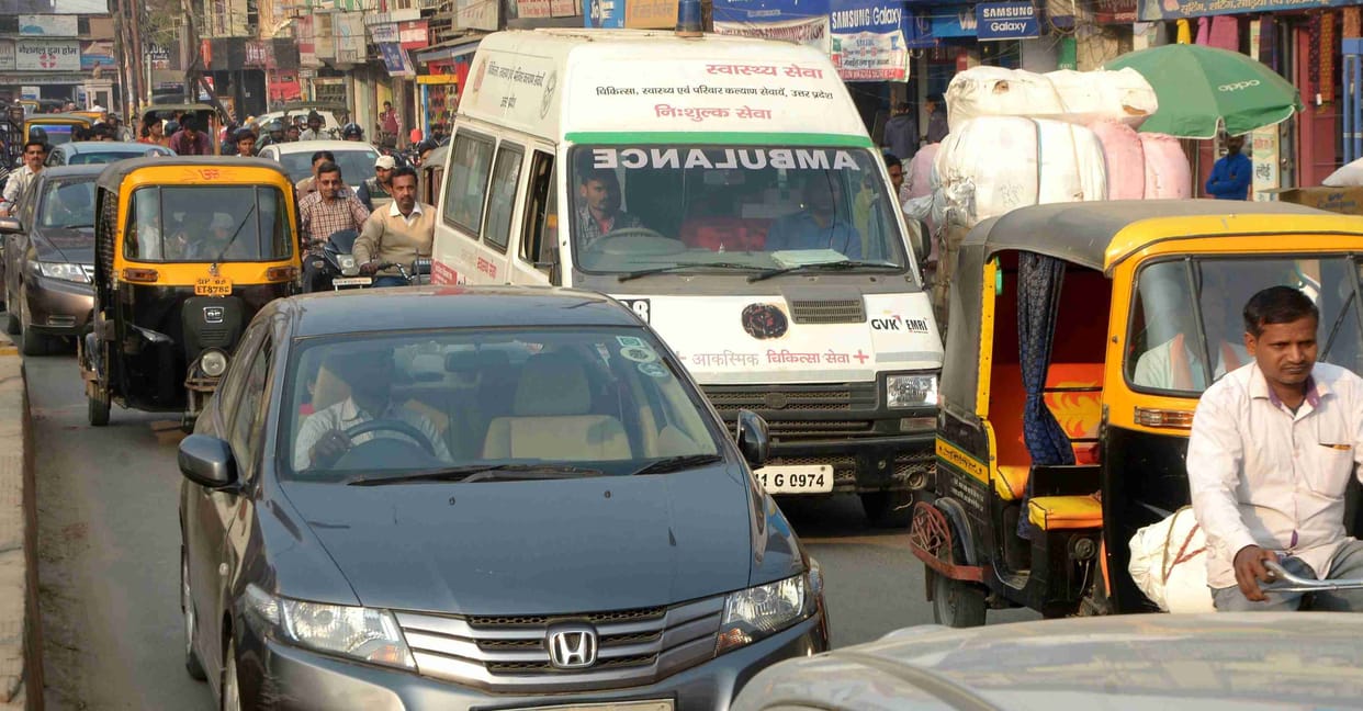 worst traffic condition in varanasi
