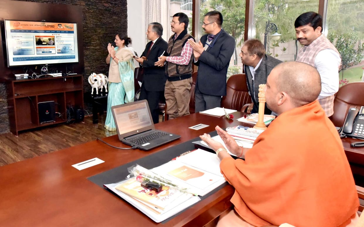 cm yogi launched online registry portal