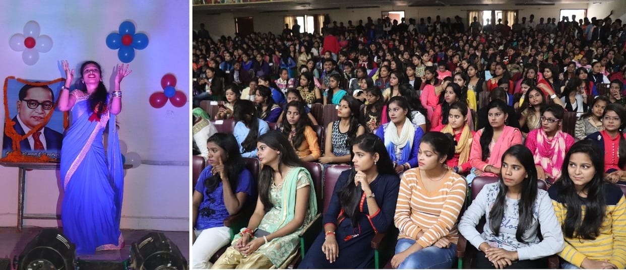 फ्रेशर्स पार्टी में डांस, झूमे विद्यार्थी