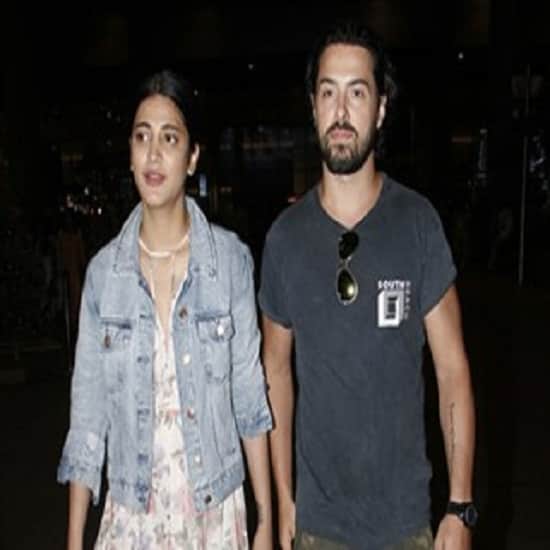 kamal haasan meets with shruti haasan boyfriend Michael Corsale