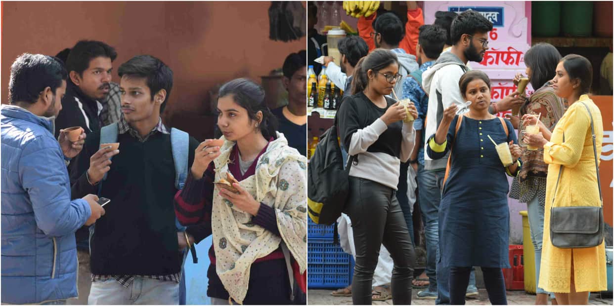 BHU VT attract people with variety of food 
