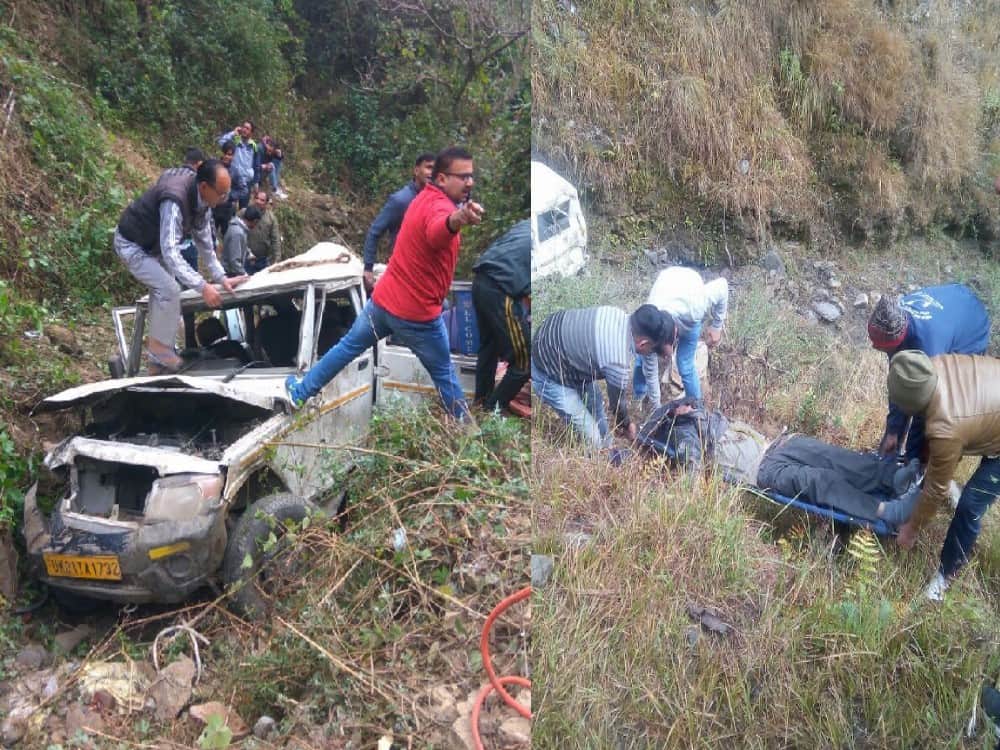 horrible photos of teachers death in road accident in almora 