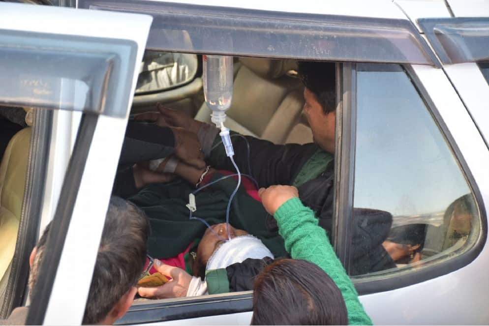 horrible photos of teachers death in road accident in almora 