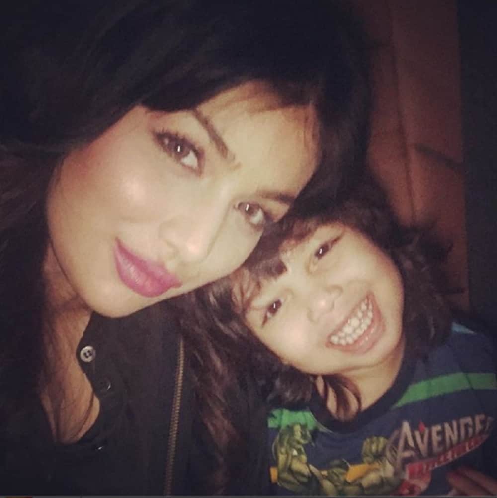 see Ayesha Takia son photo Mikile on her Birthday
