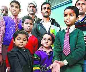 Teacher thrashed four students
