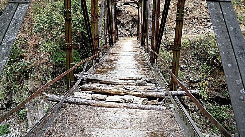 Gorghatia's pedestrian bridges
