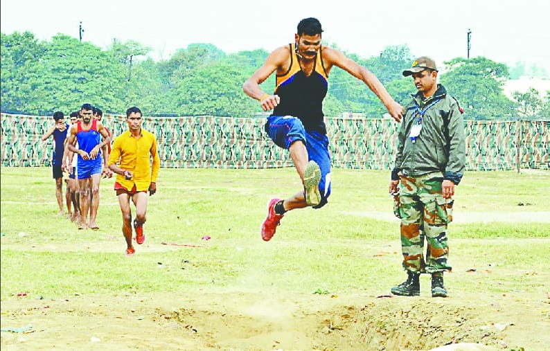 Fourth day of Army recruitment