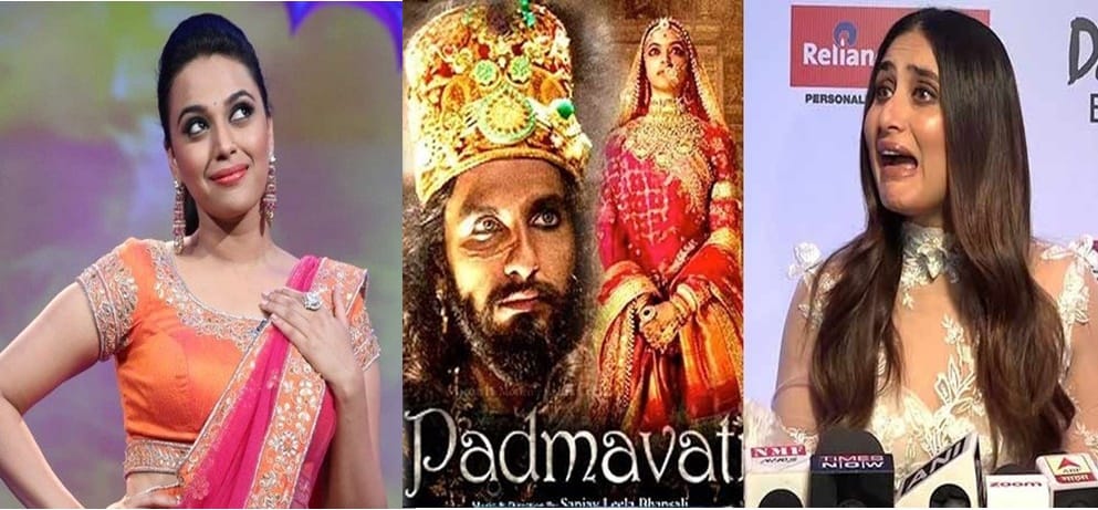Kareena Kapoor run away from question on padmavati, see what Swara bhaskar view on controversy