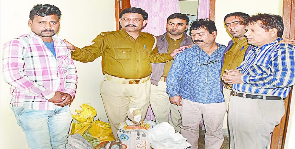 Excise team raid in hotel