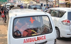 The children crying, the agonizing patient in the ambulance