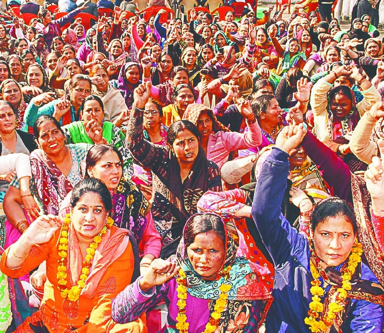 Anganwadi in anger, do not force us to become Durga