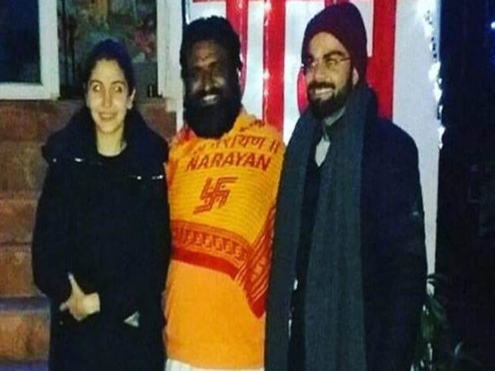 virat kohli anushka sharma get their priest blessings before marriage