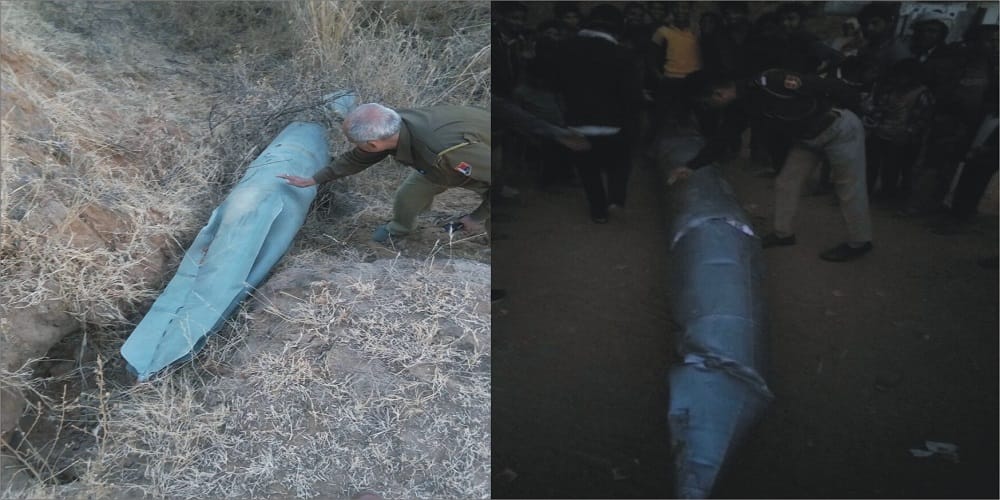 rajasthan jaipur tank parts fell from fighter jet 