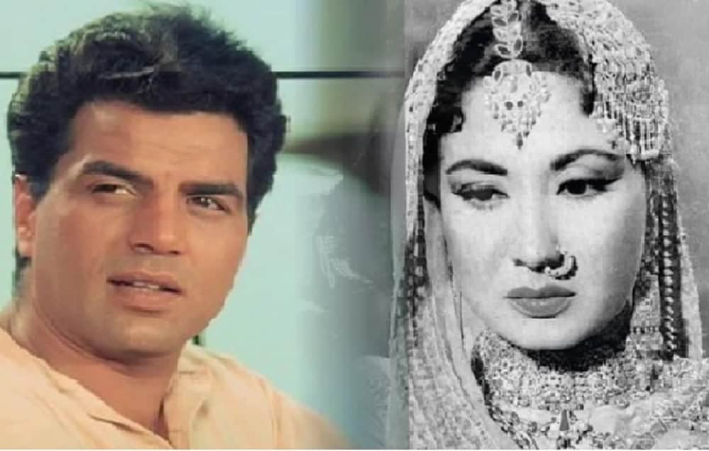 Meena Kumari had gave Divorce to her husband for Dharmendra love