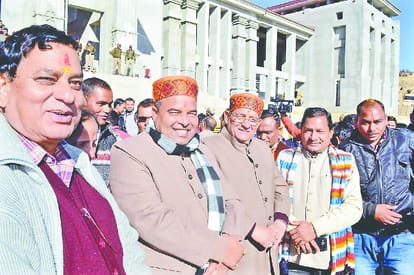 gairsain cabinet meeting adjourned after opposition protest