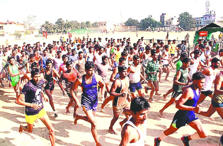 Fifth day of army recruitment