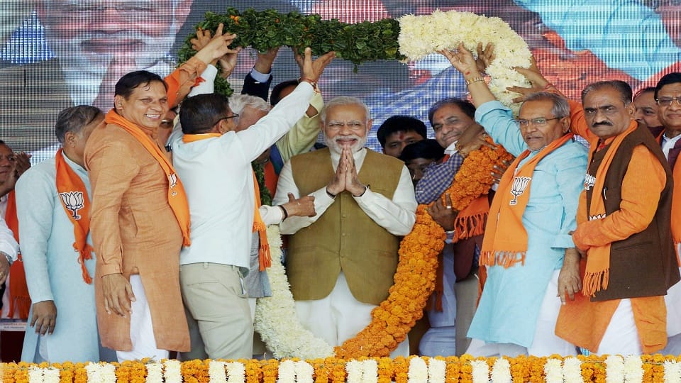 gujarat election 2017 Prime Minister Narendra Modi rally at Bhabhar Banaskantha