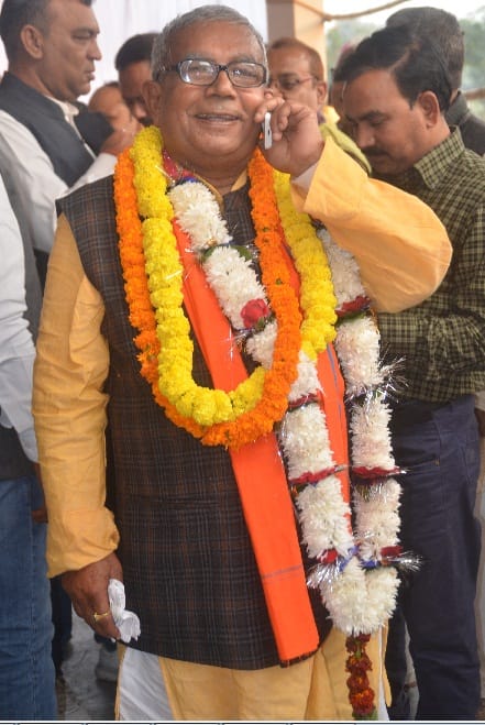 Mayer Sitaram Jaisawal is saying 'than you' to public