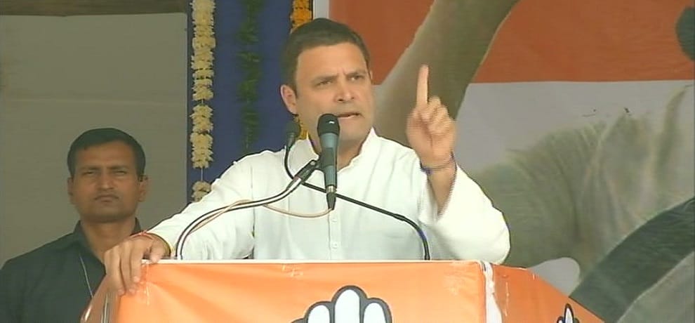 Rahul Gandhi says Modi talk about Pakistan and china, not Gujarat