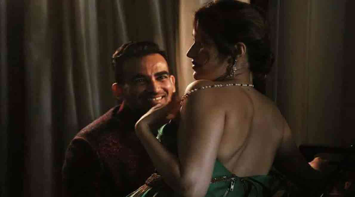 zaheer khan and sagarika ghatke bold honeymoon photos shared in social media