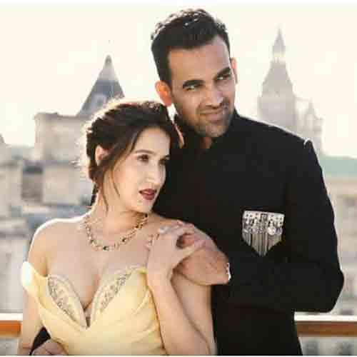 zaheer khan and sagarika ghatke bold honeymoon photos shared in social media