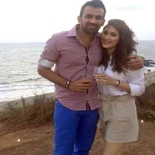 zaheer khan and sagarika ghatke bold honeymoon photos shared in social media