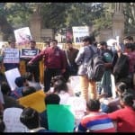 IN Delhi Bikaner House Left Parties protest against the Rajasthan love jihad murder case