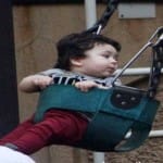 see in pictures taimur ali khan day out and swinging in park