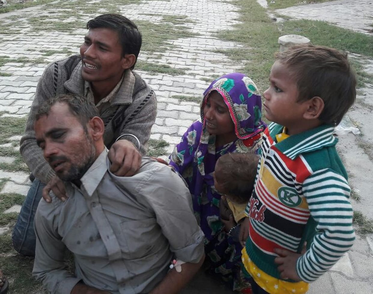The farmer died, the Datanganj police did not go to the house of the culprits
