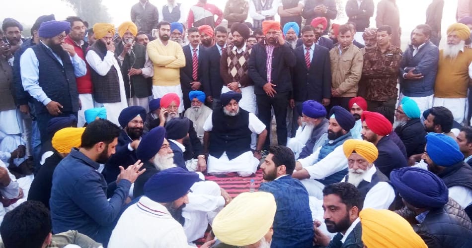 SAD president Sukhbir Badal booked for blocking road in Ferozepur