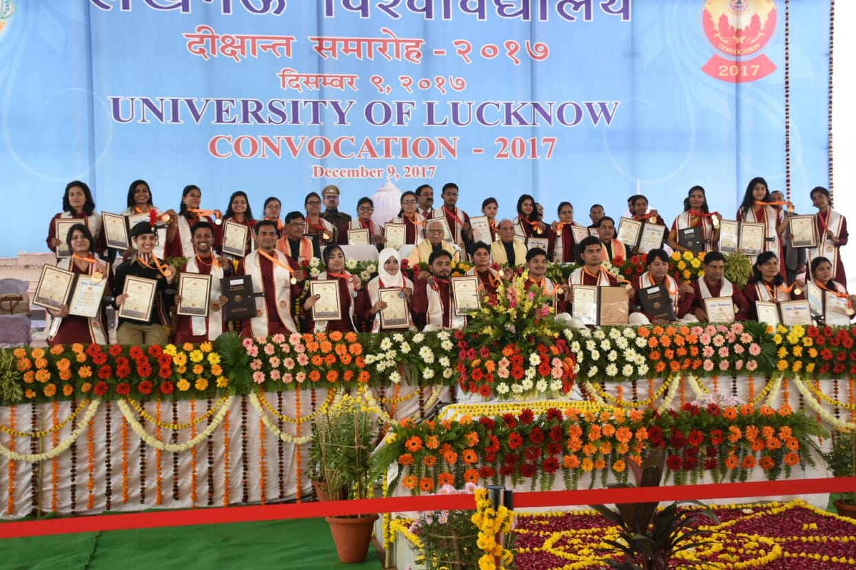 convocation in lucknow university, 84% girls got medal