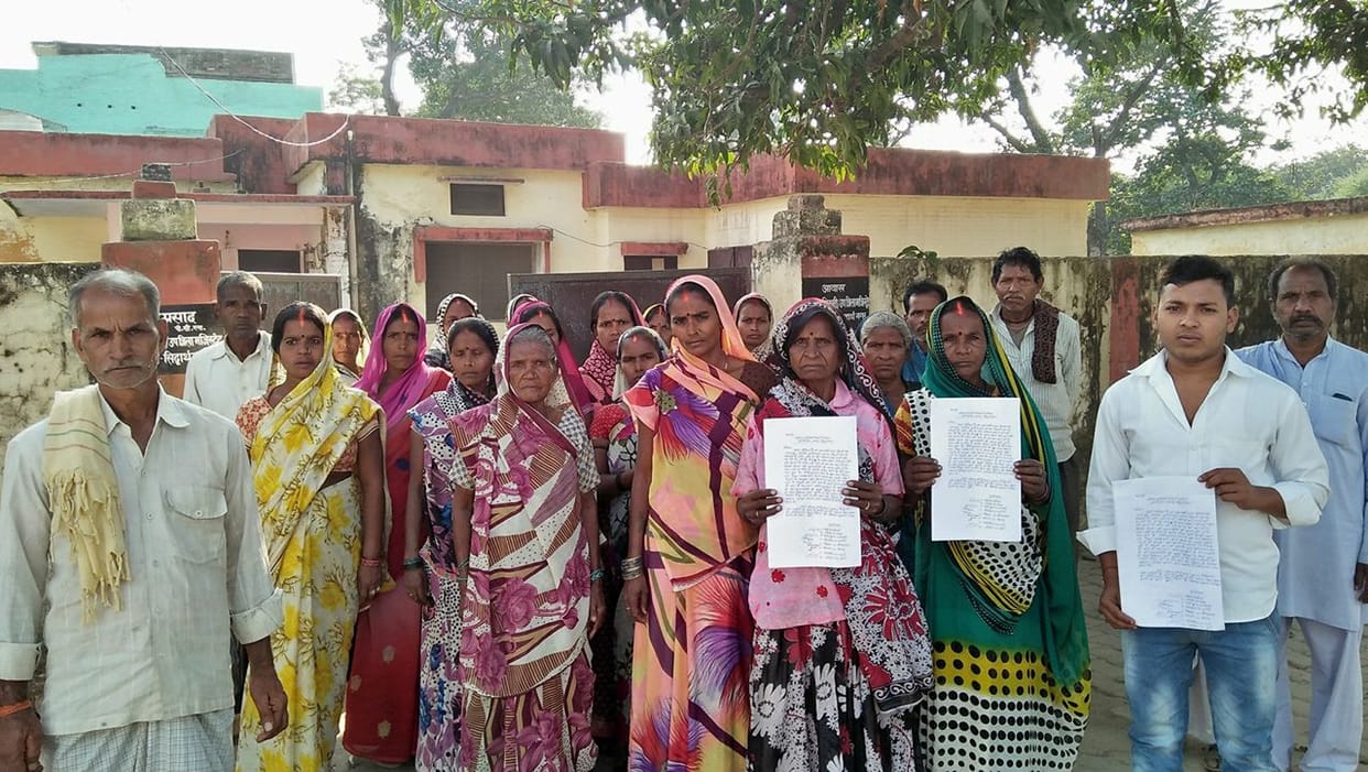 Villagers create exhibition span