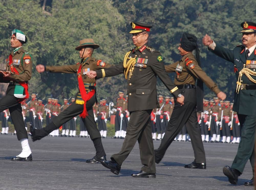 Bangladesh army chief meet officer in IMA POP