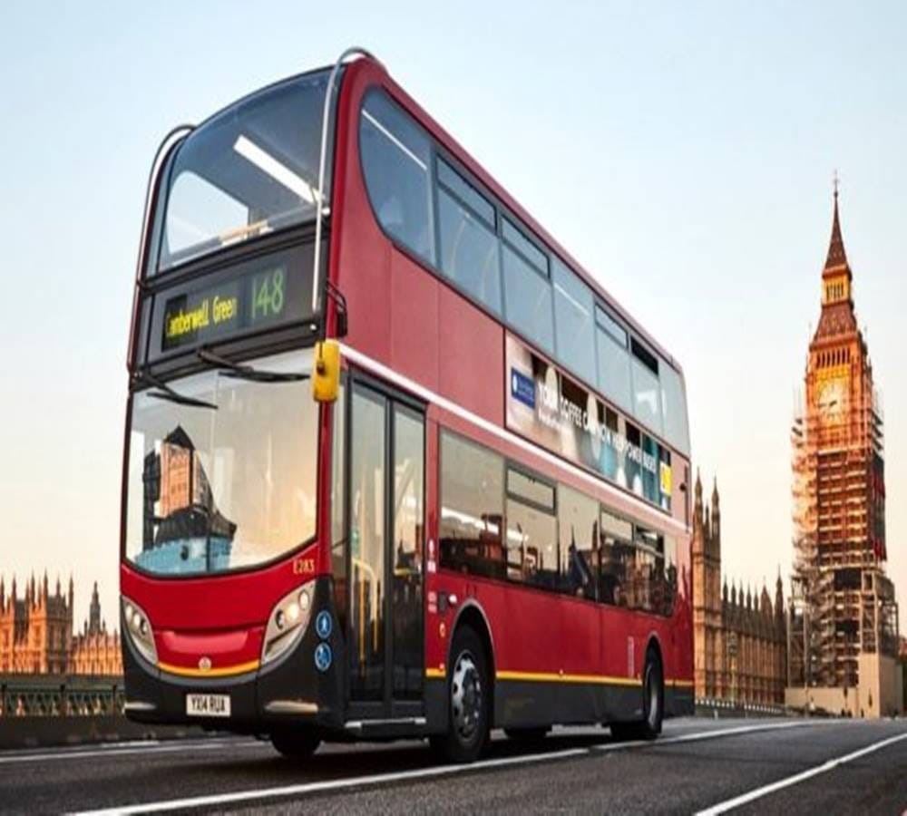No gas nor petrol the buses running on coffee fuel here