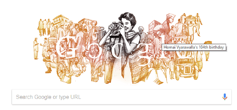 Google Doodle honours Homai Vyarawalla