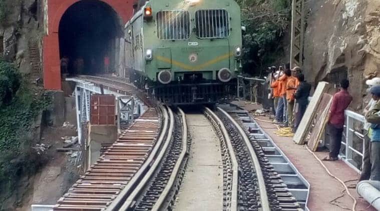 Indian railway completed mountain bridge work only 58 days