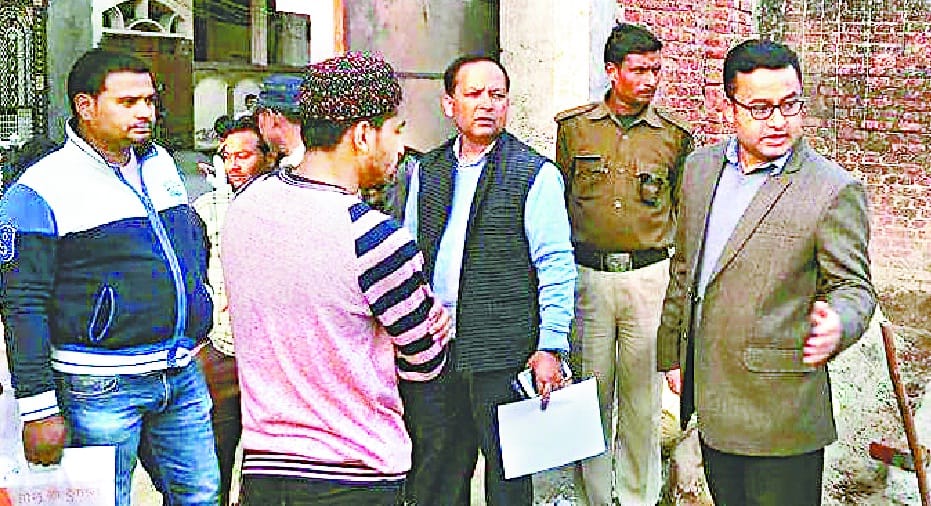 vikas pradhikaran hits illegal buildings at  ramnagar