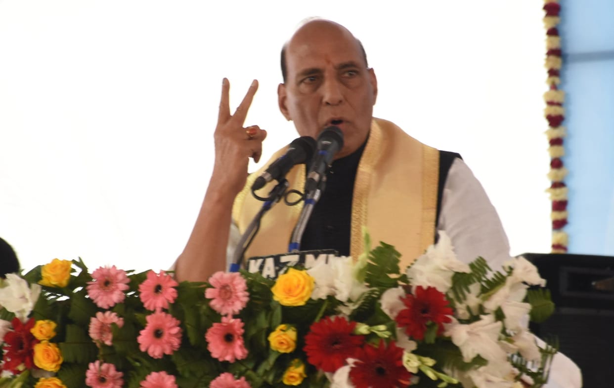 rajnath singh in convocation day in lucknow university.