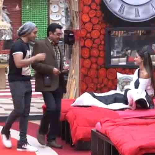 bigg boss 11 luv tyagi father break down tears in the house