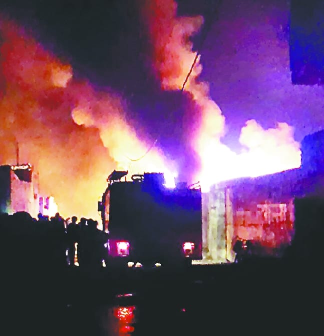 Fear of fire in the warehouse