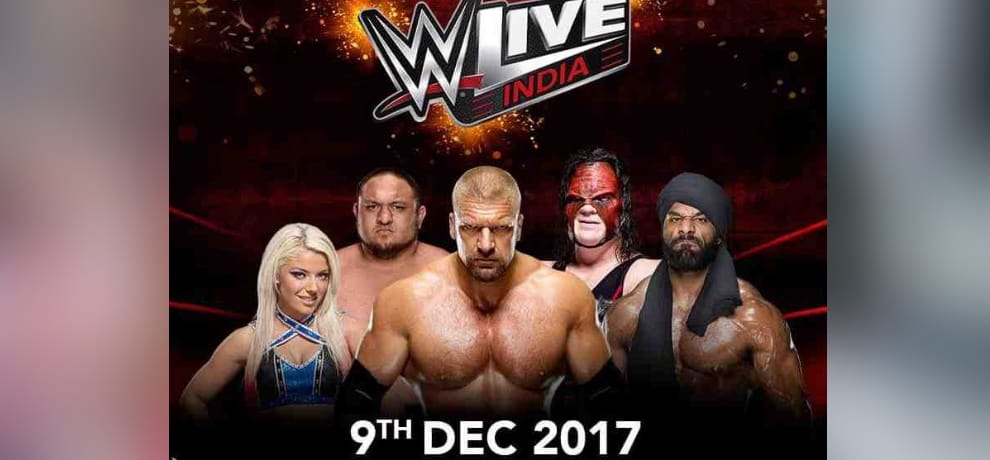 in wwe india tour 2017 jinder mahal to fight with triple h