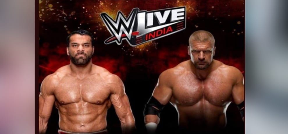 in wwe india tour 2017 jinder mahal to fight with triple h