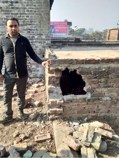 मोटर बाइंडिंग दुकान में नकब लगाकर चोरी